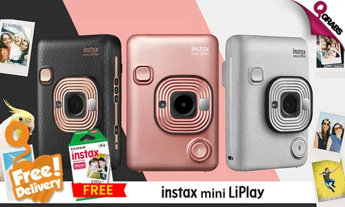 Fujifilm Instax Mini LiPlay HM1 with FREE One Pack Mini Film!